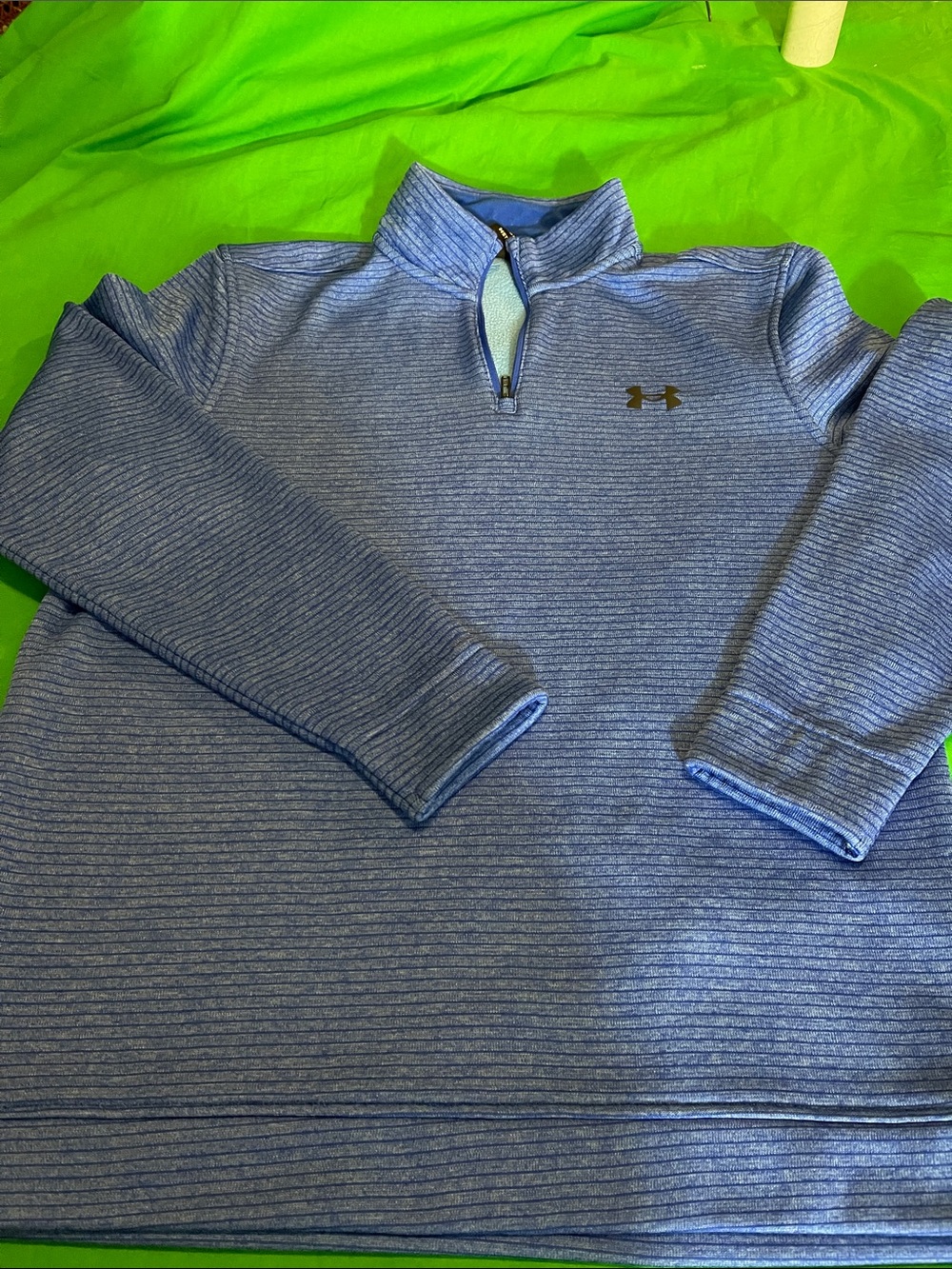 Under Armour Men’s Light Blue Heather Quarter-Zip Pullover